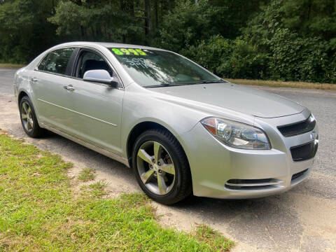 2012 Chevrolet Malibu for sale at J&J Motorsports in Halifax MA
