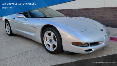 1997 Chevrolet Corvette for sale at AFFORDABLE AUTO BROKERS in Keller TX