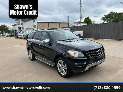 2015 Mercedes-Benz M-Class for sale at Shawn's Motor Credit in Houston TX