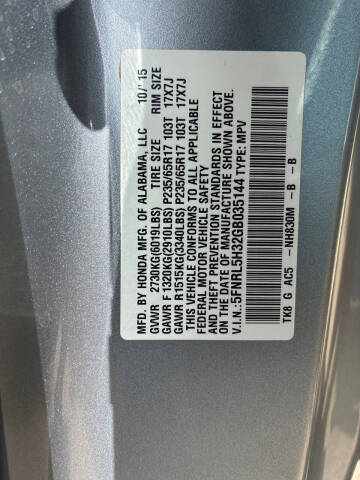 2016 Honda Odyssey SE