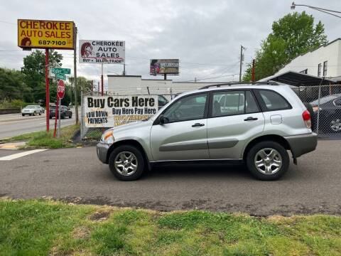 2003 Toyota RAV4 for sale at Cherokee Auto Sales in Knoxville TN