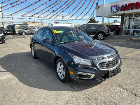 2015 Chevrolet Cruze for sale at I-80 Auto Sales in Hazel Crest IL