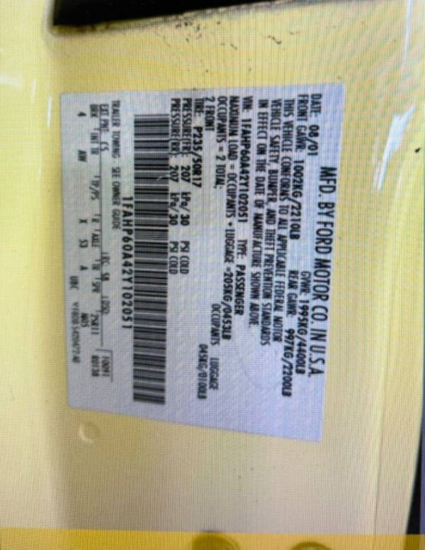 2002 Ford Thunderbird Deluxe