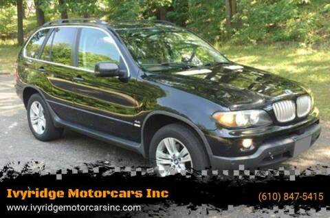 2005 BMW X5 for sale at Ivyridge Motorcars Inc in Ottsville PA