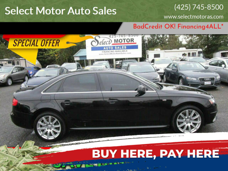 2012 Audi A4 for sale at Select Motor Auto Sales in Lynnwood WA