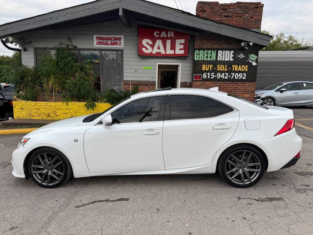 2014 Lexus IS 250 for sale at Green Ride LLC in NASHVILLE, TN