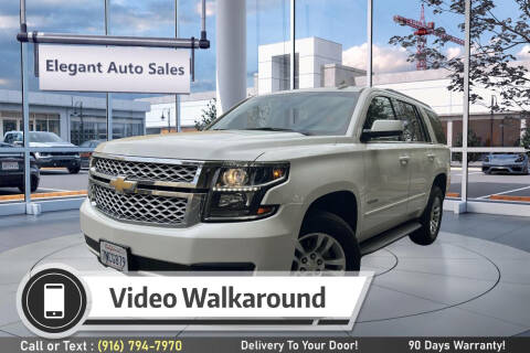 2015 Chevrolet Tahoe for sale at Elegant Auto Sales in Rancho Cordova CA