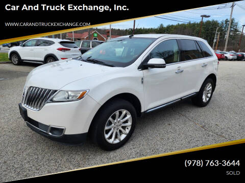 2013 Lincoln MKX for sale at Car and Truck Exchange, Inc. in Rowley MA