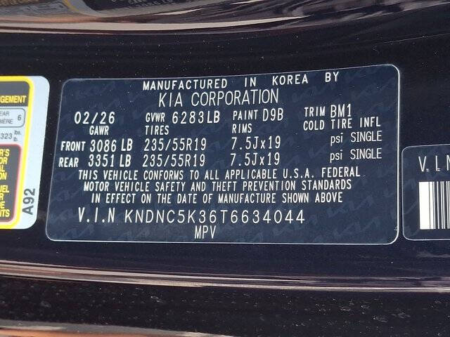 2026 Kia Carnival EX