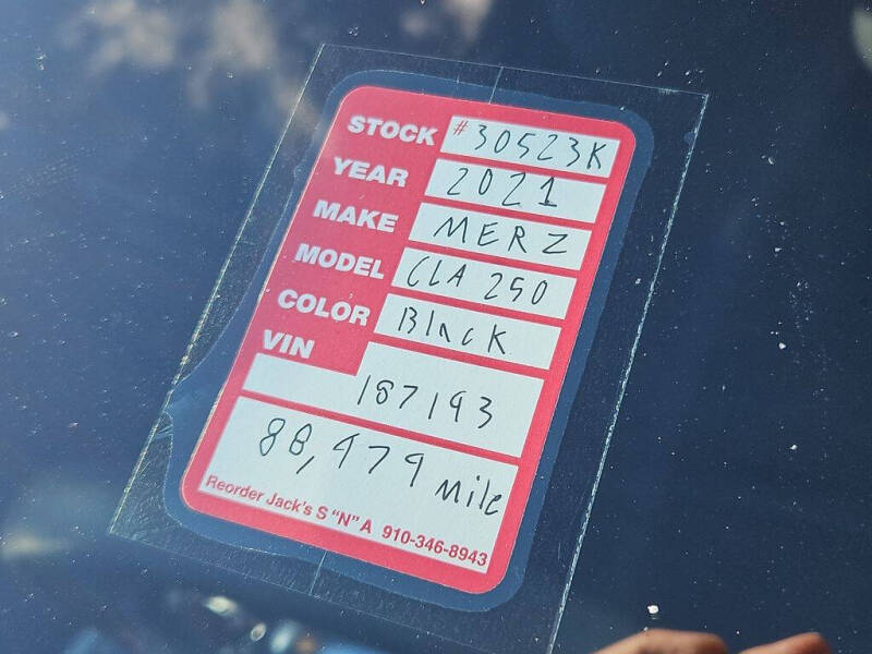 2021 Mercedes-Benz CLA CLA 250