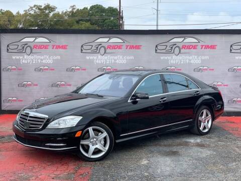 2010 Mercedes-Benz S-Class for sale at RIDETIME in Garland TX