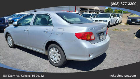 2009 Toyota Corolla for sale at No Ka Oi Motors in Kahului HI