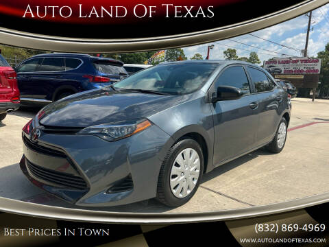 2019 Toyota Corolla for sale at Auto Land Of Texas in Cypress TX