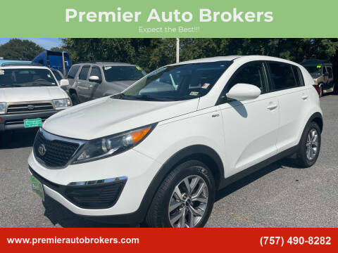 2016 Kia Sportage for sale at Premier Auto Brokers in Virginia Beach VA