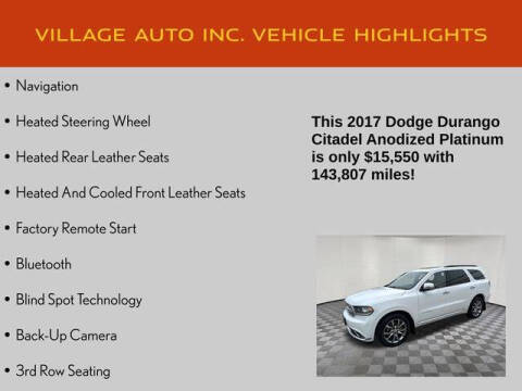 2017 Dodge Durango Citadel