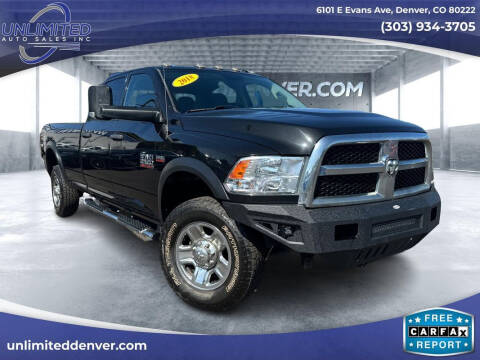 2018 RAM 2500 for sale at Unlimited Auto Sales in Denver CO
