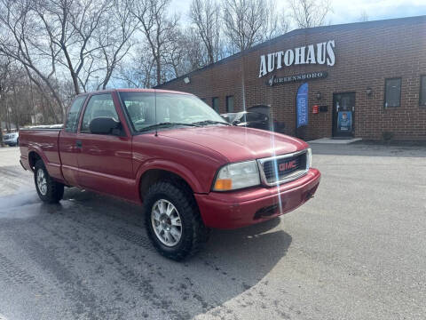 2003 GMC Sonoma for sale at Autohaus of Greensboro in Greensboro NC