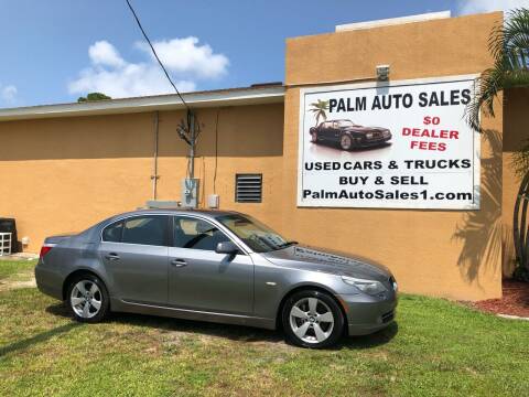 2008 BMW 5 Series for sale at Palm Auto Sales in West Melbourne FL