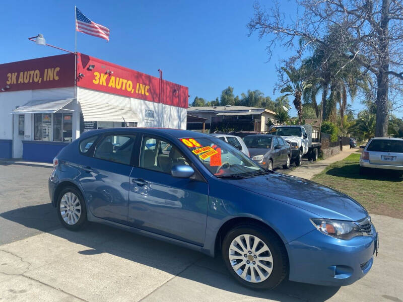 2008 Subaru Impreza for sale at 3K Auto in Escondido CA