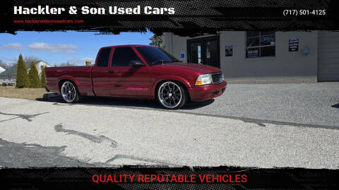 2002 GMC Sonoma for sale at Hackler & Son Used Cars in Red Lion PA