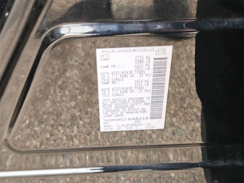 2020 Nissan Pathfinder S