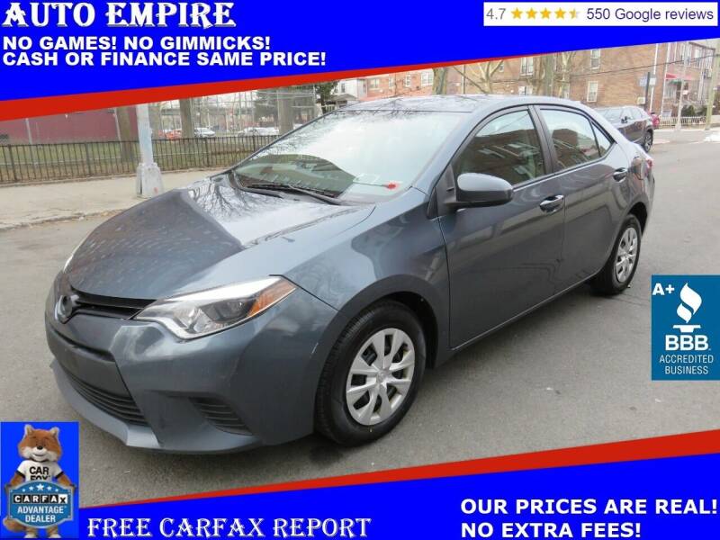 2014 Toyota Corolla for sale at Auto Empire in Brooklyn NY