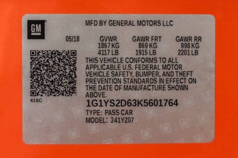 2019 Chevrolet Corvette Z06