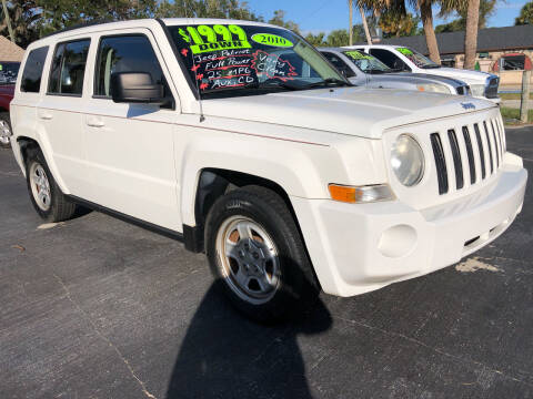 2010 Jeep Patriot for sale at RIVERSIDE MOTORCARS INC - South Lot in New Smyrna Beach FL