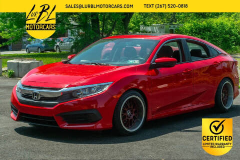 2018 Honda Civic for sale at LurBL Motorcars in Aston PA