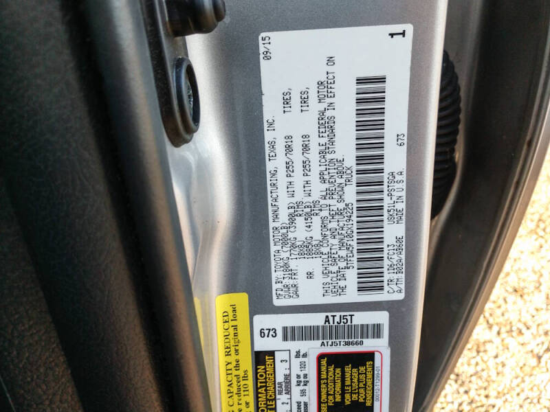 2016 Toyota Tundra SR5