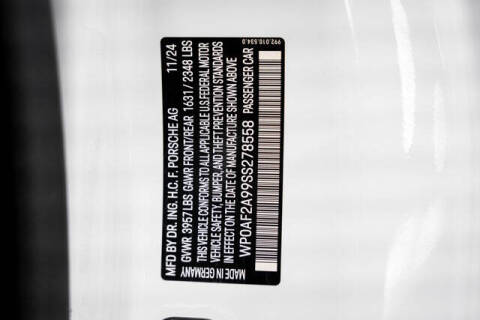 2025 Porsche 911 GT3 RS