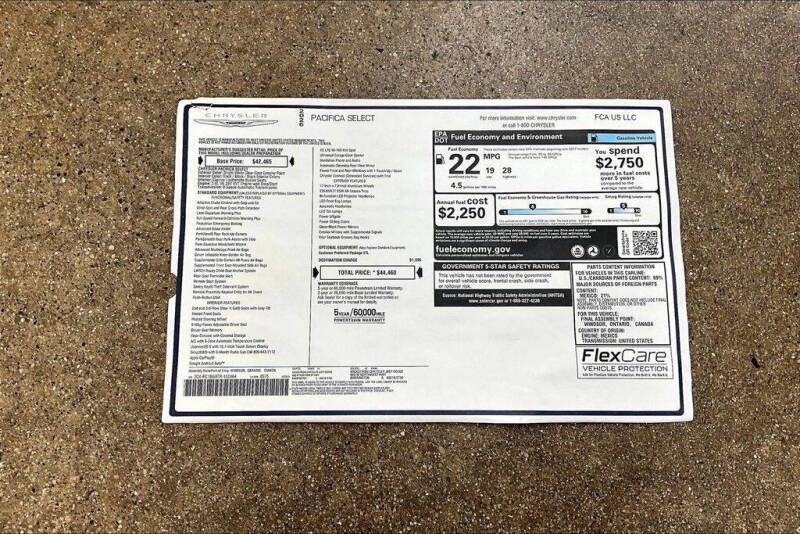 2026 Chrysler Pacifica Select