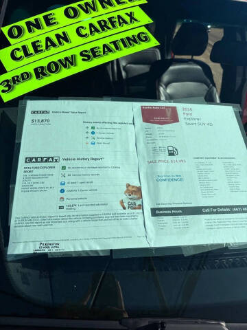 2016 Ford Explorer Sport