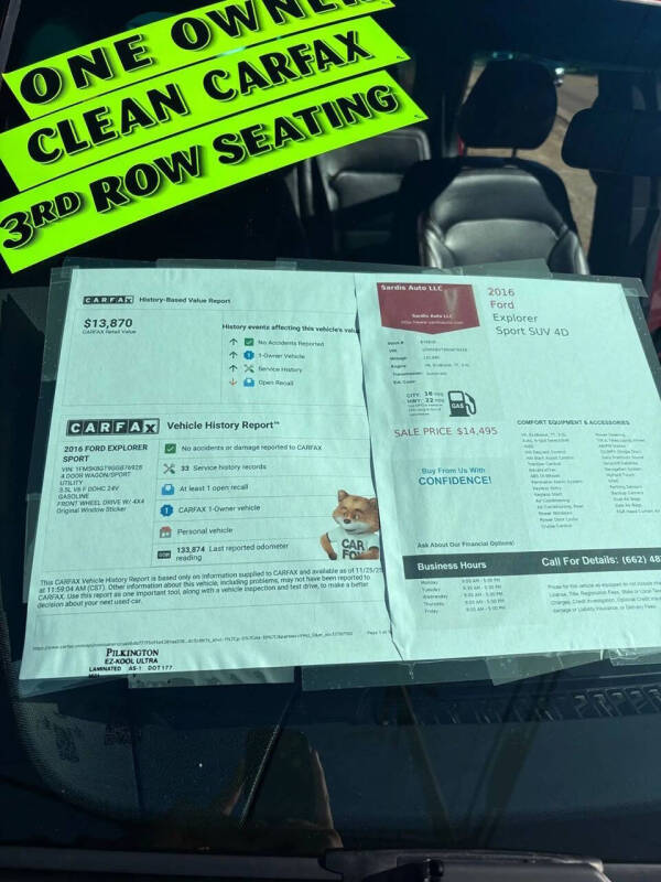 2016 Ford Explorer Sport