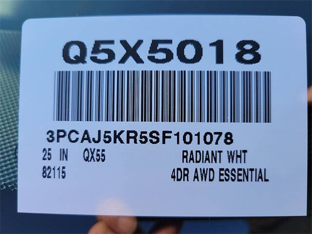 2025 Infiniti QX55 Essential