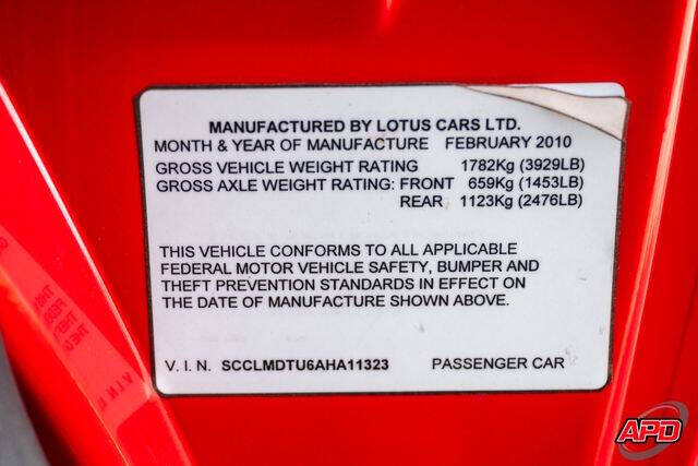 2010 Lotus Evora 2+2