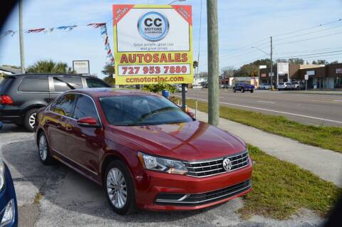 2016 Volkswagen Passat for sale at CC Motors in Clearwater FL
