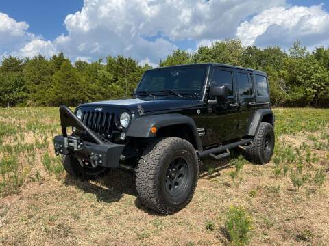 2017 Jeep Wrangler Unlimited for sale at TINKER MOTOR COMPANY in Indianola OK