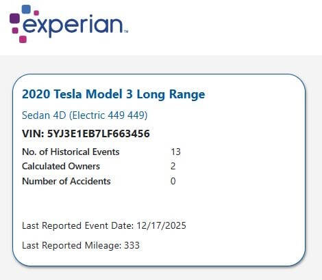 GRAY 2020 Tesla Model 3 Long Range AWD Long Range 4dr Sedan 9