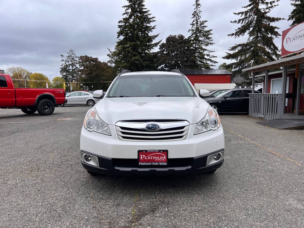 2012 Subaru Outback for sale at PLATINUM AUTO SALES INC in Lacey, WA