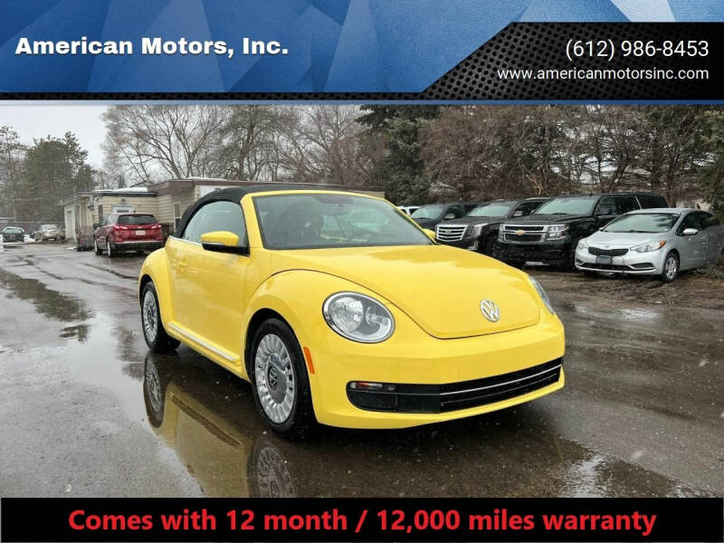 2013 Volkswagen Beetle Convertible for sale at American Motors, Inc. in Farmington MN