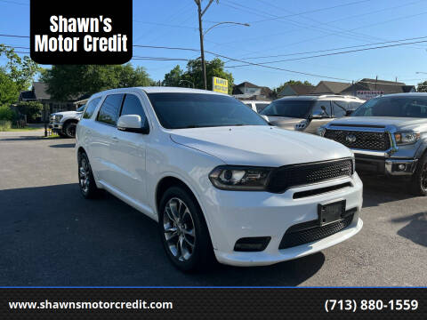 2019 Dodge Durango for sale at Shawn's Motor Credit in Houston TX