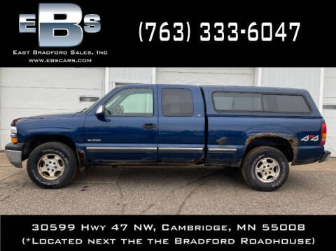1999 Chevrolet Silverado 1500 for sale at East Bradford Sales, Inc in Cambridge MN
