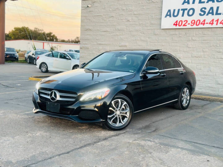 2015 Mercedes-Benz C-Class for sale at Atlas Auto Sales LLC in Lincoln, NE