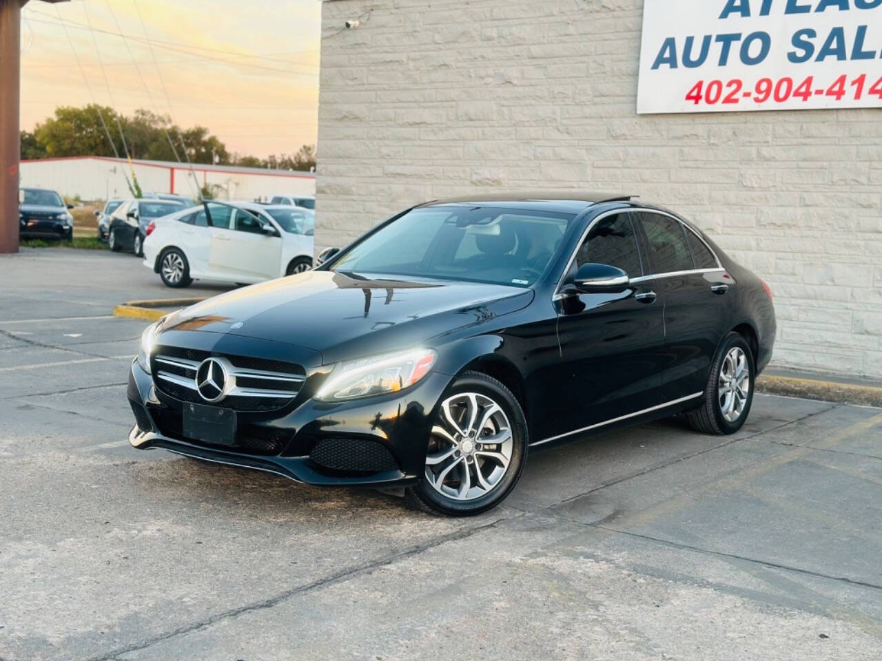 2015 Mercedes-Benz C-Class for sale at Atlas Auto Sales LLC in Lincoln, NE