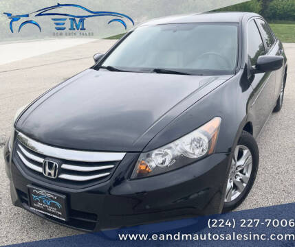 2011 Honda Accord for sale at E and M Auto Sales in Elgin IL