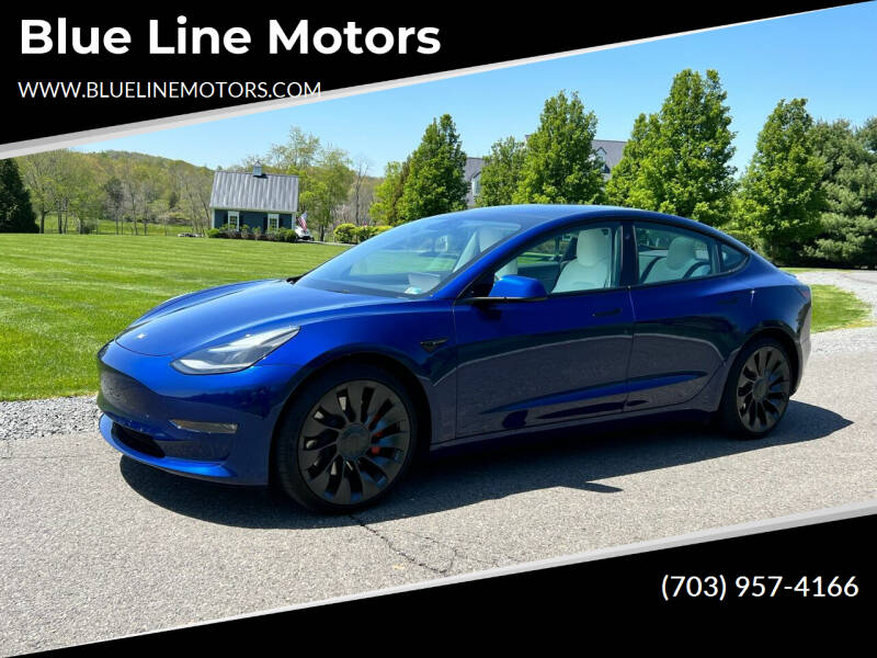 2022 Tesla Model 3 for sale at Blue Line Motors in Winchester VA