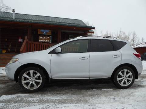 2013 Nissan Murano for sale at VALLEY MOTORS in Kalispell MT