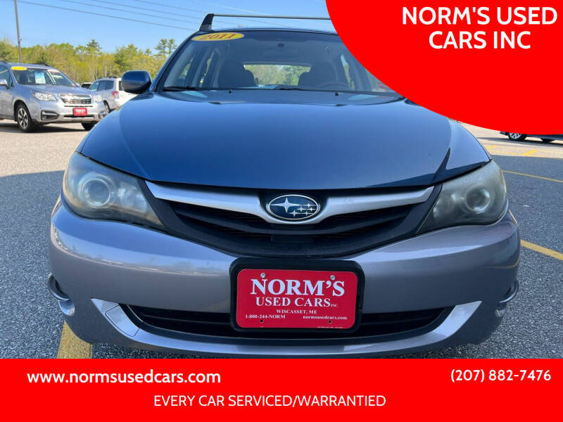 2011 Subaru Impreza for sale at NORM'S USED CARS INC in Wiscasset ME