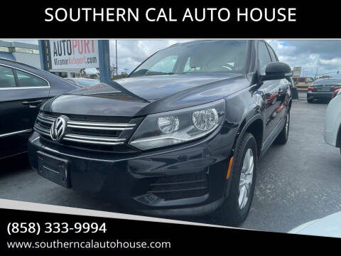 2016 Volkswagen Tiguan for sale at SOUTHERN CAL AUTO HOUSE Co 2 in San Diego CA